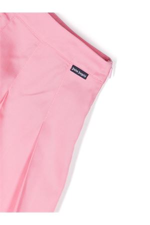 pink polyester skirt PALM ANGELS KIDS | PGCU003S24FAB0013410